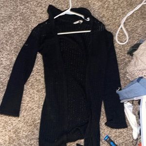 Long Sleeve Knit Hooded Cardigan